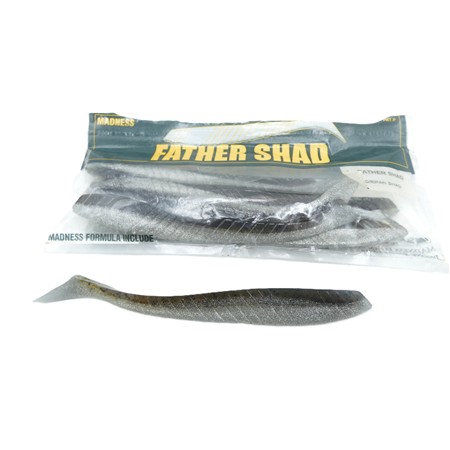 Lot De 8 Leurres Father Shad 6 Inch Madness - 15 Cm