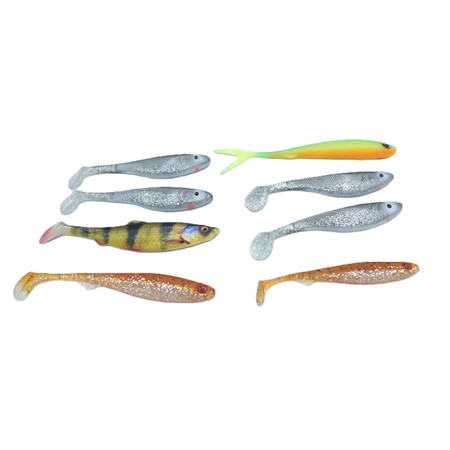Lot De 8 Leurres Selection Sandre - 8 Leurres A Sandre