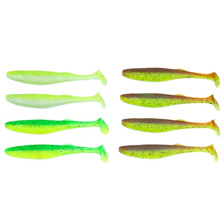 Lot De 8 Leurres Souples Rapala Crushcity The Kickman - 12.5Cm -