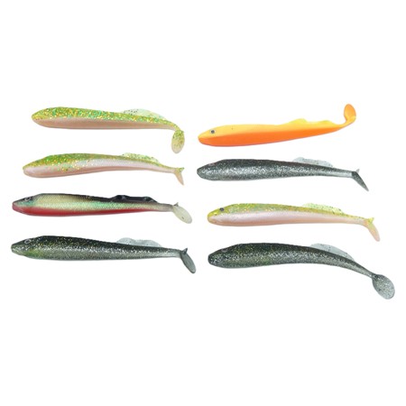 Lot De 8 Leurres Souples V3ib 145 Itb - 14.5Cm Gunki - 14.5Cm