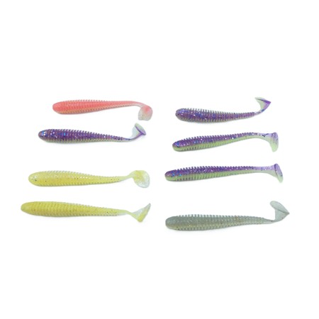 Lot De 8 Swing Impact Slim 7 Cm Keitech - X8