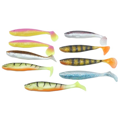 Lot De 9 Leurre Souple Bumpy - 13Cm Gunki - 13Cm