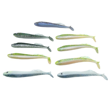 Lot De 9 Leurres Souples V2ib 105 Itb - 10.5Cm Gunki - 10.5Cm