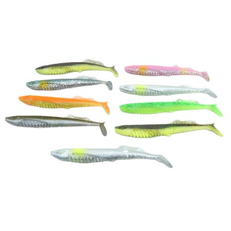 Lot De 9 Leurres Souples  V3ib 125 Itb - 12.5Cm Gunki - 12.5 Cm