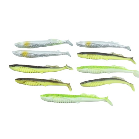 Lot De 9 Leurres Souples V3ib 12.5Cm +14.5 Cm Gunki - 12.5Cm +14.5 Cm