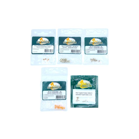 Lot De Billes Tungstènes Jmc - 2.4/3.3/3.8/4.6/5.5Mm -