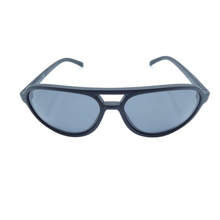 Lunette Aviator Matt Black Grey Kit Sandre - Grey