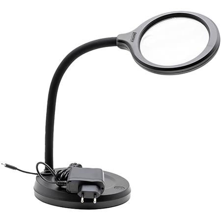 Lupa Con Base Devaux Led Carson 2X A 5X