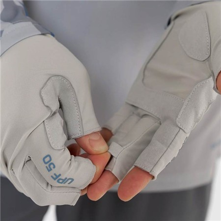 LUVAS FINNTRAIL ANTI UV WAVE - CINZA