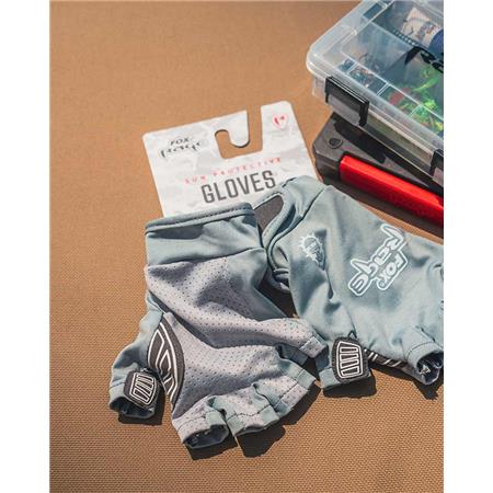 LUVAS FOX RAGE LIGHTWEIGHT UV GLOVES - GRIS