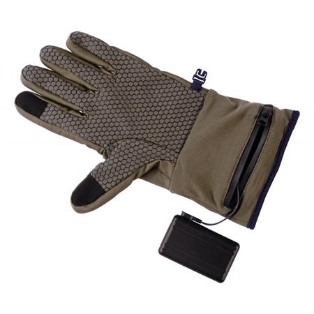 LUVAS HOMEM LIGNE VERNEY-CARRON CHAUFFANTS - KAKI
