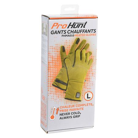 LUVAS HOMEM LIGNE VERNEY-CARRON CHAUFFANTS - KAKI