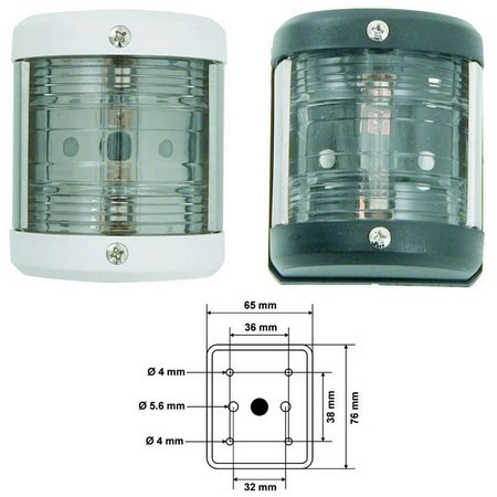 Luz De Popa Blanco Gran Modelo Euromarine