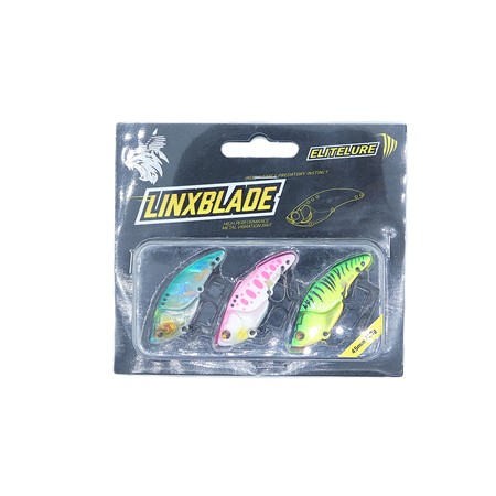 Lynk Blade X 3 - 10Gr - 4.5 Cm Bim Tackle - Lynk Blade X 3 - 10Gr - 4.5 Cm Blue/Pink/Fire Tiger