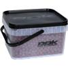 Seau Carre Rok Fishing Square Bucket - 10L - Transparent