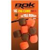 Hookbait Rok Fishing Zig Cube Mix - 10Mm - Orange-Marron