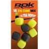 Hookbait Rok Fishing Zig Cube Mix - 12Mm - Jaune-Noir