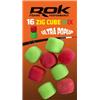 Hookbait Rok Fishing Zig Cube Mix - 12Mm - Rouge-Vert