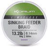 Tresse Korum Limitless Sinking Feeder Braid - 300M - 14/100