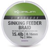 Tresse Korum Limitless Sinking Feeder Braid - 300M - 16/100