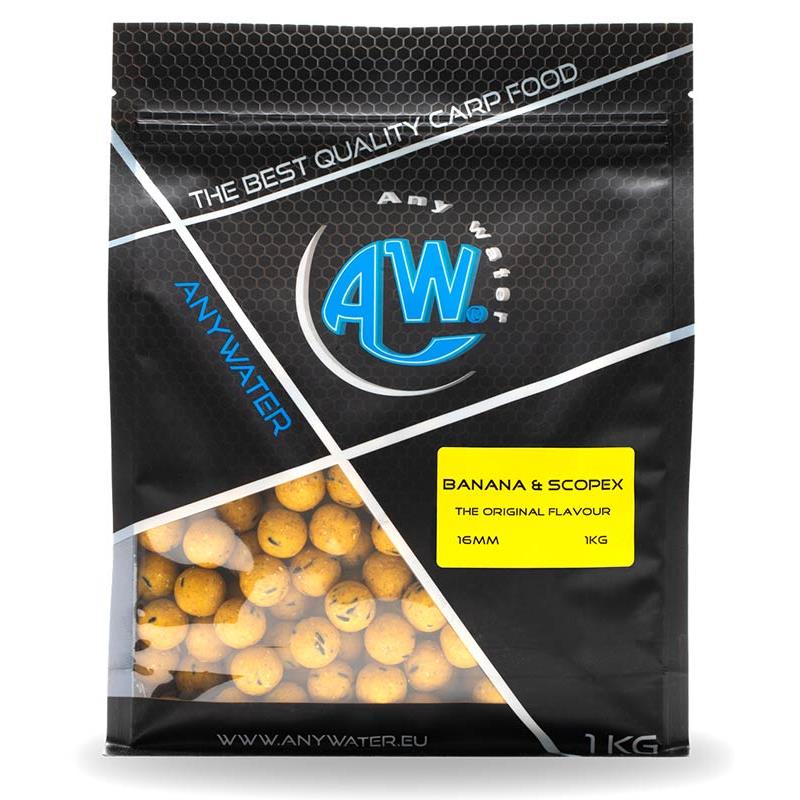 BOUILLETTE ANY WATER TOP BOILIES BANANA & SCOPEX