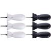 Pack Bait Rocket Spomb Blanc Et Noir - 3 Spomb Noir + 3 Spomb Blanc