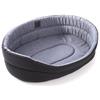 Oval Plain Fabric Dog Basket - 3001363