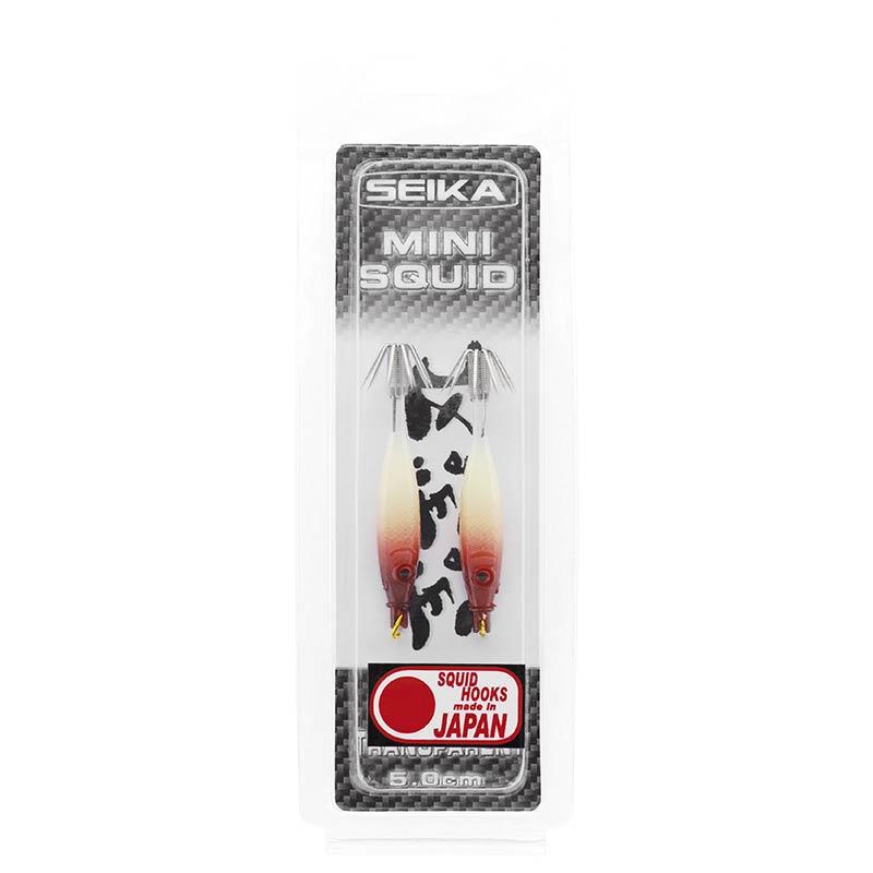 Leurre De Pêche Seika Turlutte Mini Squid 50 Mm - Couleur 38 - Pour Calamar, Seiche - Fabriqué Au Japon