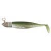 Leurre Souple Armé Powerline Jig Power Nat Shad Big Game 4” - 10Cm - Par 2 - 45G - Kaki Ventre Nacré