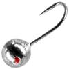 Tête Plombée Mikado Round Mormyshka - 4,5G - Silver