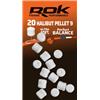 Pellet Artificiel Rok Fishing Halibut Pellet Perfect Balance Aromatise - 9Mm - Blanc