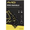 Emerillón Avid Carp Ring Swivels - A0640008