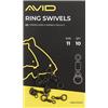 Emerillón Avid Carp Ring Swivels - A0640032