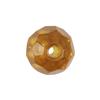 Perle Scratch Tackle Glass Bead En Verre - Ambre - 8Mm
