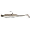 Leurre Souple Armé Powerline Shad Mis 3.5 - 8.9Cm - Par 5 - Argent/Ventre Nacré