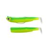 Kit Leurre Souple Arme Fiiish Combo Black Minnow 90 + Tete Plombee Shore - Atomic Citrus