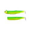 Kit Leurre Souple Armé Fiiish Combo Black Minnow 105 + Tête Plombée Search - Atomic Citrus