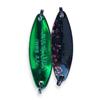 Cuiller Ondulante Crazy Fish Spoon Swirl - 3.3G - Black Pink Dot Green Back