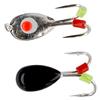 Leurre Mikado Ice Bug - 4Cm - Par 4 - Black-Silver
