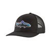 Casquette Patagonia Fitz Roy Trout Trucker Hat - Black - Black