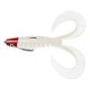 Leurre Souple Armé Delalande Neo Frog - 12Cm - Blanc Tête Rouge