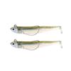 Pre-Rigged Soft Lure Fiiish Double Combo Black Minnow 120 + Jig Head Search - Bm3027