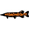 Autocollant Vision It Only Counts On Fly - Brochet
