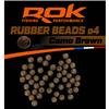 Perle Rok Fishing Rubber Beads - Brown Camo - 4Mm