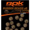 Perle Rok Fishing Rubber Beads - Brown Camo - 6Mm