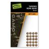 Perle Fox Edges Tapered Bore Bead - Camo