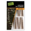 Manchon Fox Edges Lead Clip Tail Rubbers - Camo