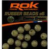 Perle Rok Fishing Rubber Beads - Camo Vert - 6Mm