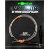Leader Korda Dark Matter Leader Qc Hybrid Clip - Clear - 1M