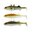 Leurre Souple Westin Stanley The Stickleback Shadtail - 7.5Cm - Par 3 - Clear Water Mix 10